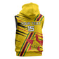 Custom Zimbabwe Football Sleeveless Zip Hoodie Grunge Style - African Pride