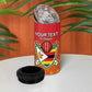 Custom Zimbabwe Cricket 4 in 1 Can Cooler Tumbler Go Champions