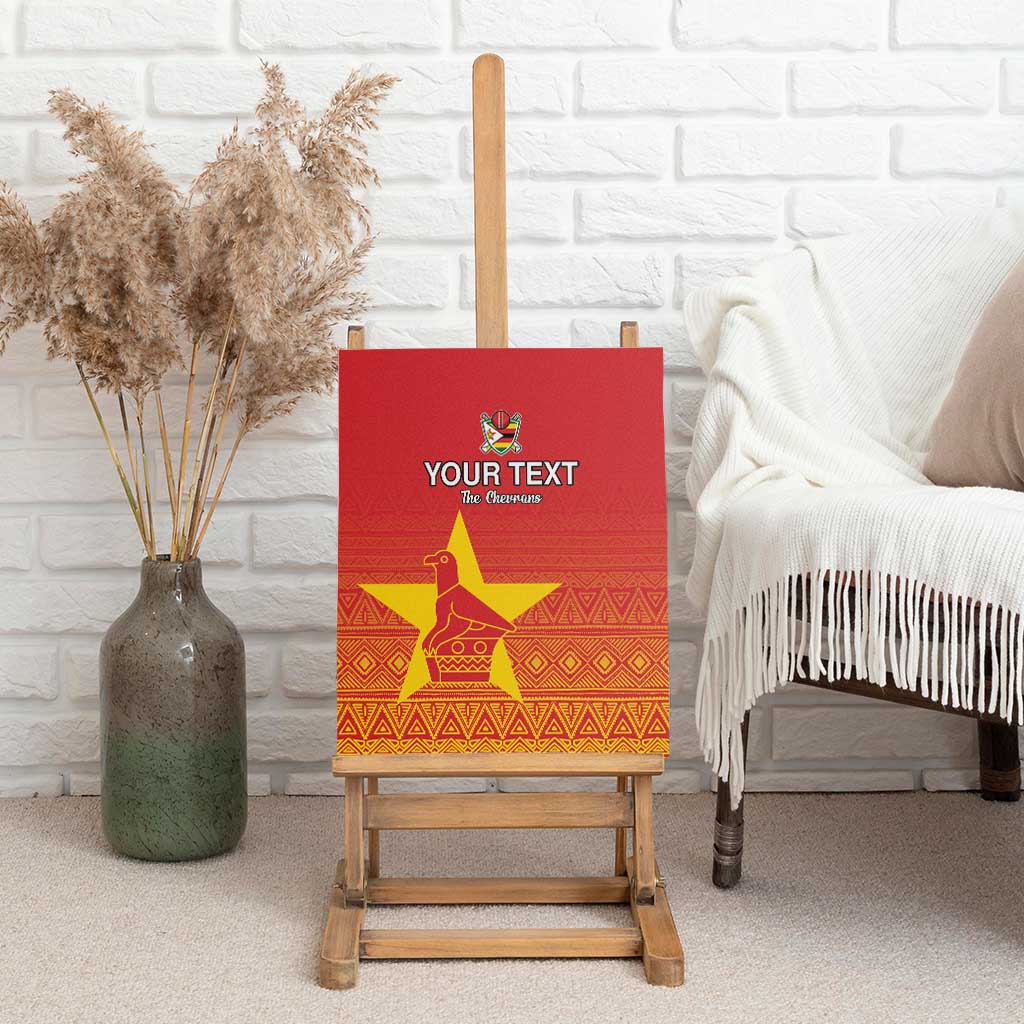 Custom Zimbabwe Cricket Canvas Wall Art Go Champions