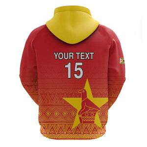 Custom Zimbabwe Cricket Hoodie Go Champions