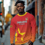 Custom Zimbabwe Cricket Long Sleeve Shirt Go Champions