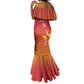 Custom Zimbabwe Cricket Mermaid Dress Go Champions