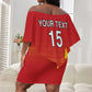 Custom Zimbabwe Cricket Off Shoulder Short Dress Go Champions