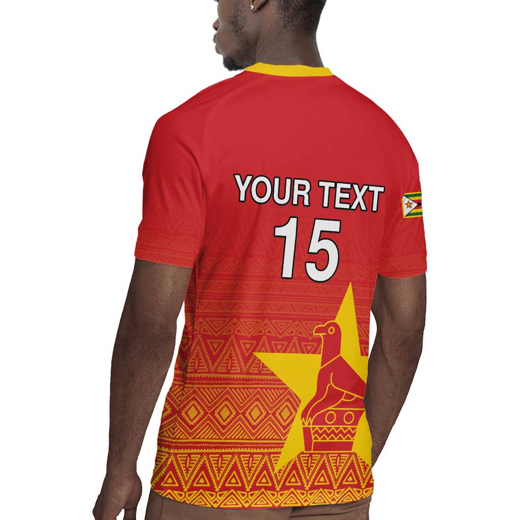 Custom Zimbabwe Cricket Rugby Jersey Go Champions