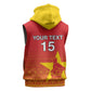 Custom Zimbabwe Cricket Sleeveless Hoodie Go Champions - African Pride