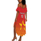 Custom Zimbabwe Cricket Summer Maxi Dress Go Champions