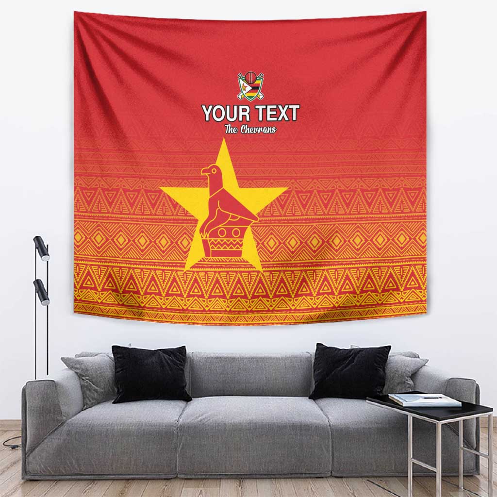 Custom Zimbabwe Cricket Tapestry Go Champions