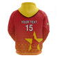Custom Zimbabwe Cricket Zip Hoodie Go Champions