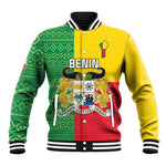 Personalised Afro Benin Baseball Jacket Flag Style - African Pattern