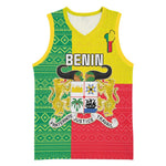Personalised Afro Benin Basketball Jersey Flag Style - African Pattern LT15