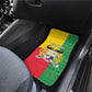 Personalised Afro Benin Car Mats Flag Style - African Pattern