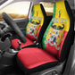 Personalised Afro Benin Car Seat Cover Flag Style - African Pattern