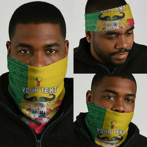 Personalised Afro Benin Neck Gaiter Flag Style - African Pattern LT15