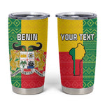 Personalised Afro Benin Tumbler Cup Flag Style - African Pattern