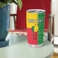 Personalised Afro Benin Tumbler Cup Flag Style - African Pattern