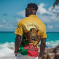 Personalised Afro Benin Leopard Hawaiian Shirt Stay True - Stay Wild