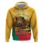 Personalised Afro Benin Leopard Hoodie Stay True - Stay Wild