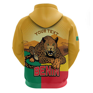 Personalised Afro Benin Leopard Hoodie Stay True - Stay Wild