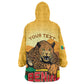 Personalised Afro Benin Leopard Kid Wearable Blanket Hoodie Stay True - Stay Wild