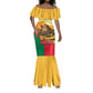 Personalised Afro Benin Leopard Mermaid Dress Stay True - Stay Wild