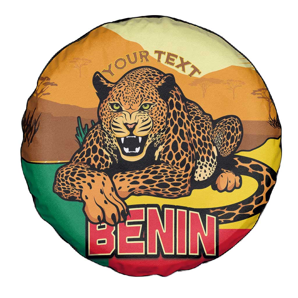 Personalised Afro Benin Leopard Spare Tire Cover Stay True - Stay Wild