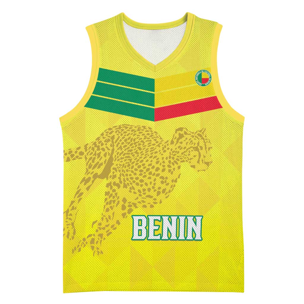 Custom Benin Football Basketball Jersey Go Les Guepards LT15