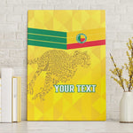 Custom Benin Football Canvas Wall Art Go Les Guepards