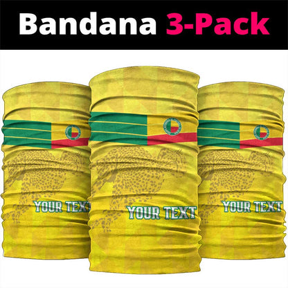 Custom Benin Football Neck Gaiter Go Les Guepards LT15