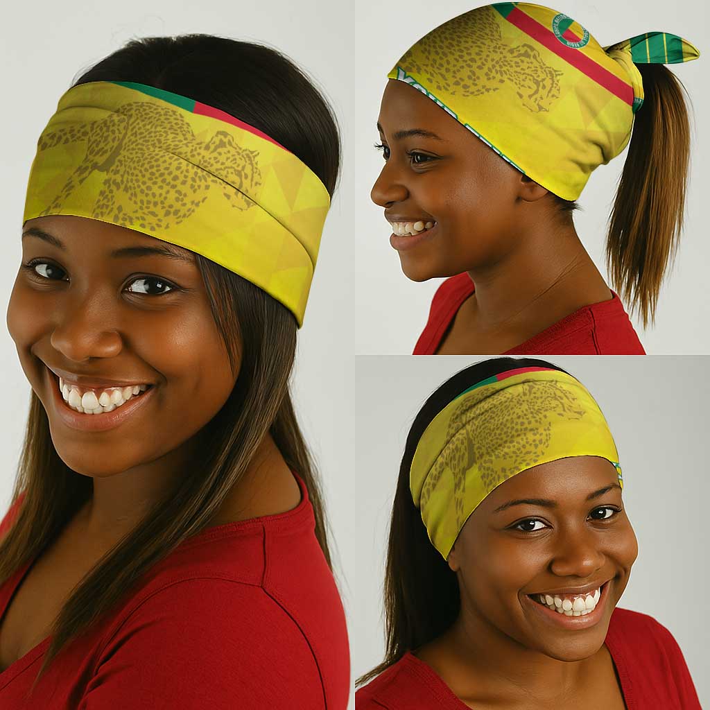 Custom Benin Football Neck Gaiter Go Les Guepards LT15