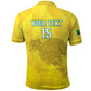 Custom Benin Football Polo Shirt Go Les Guepards