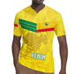 Custom Benin Football Rugby Jersey Go Les Guepards