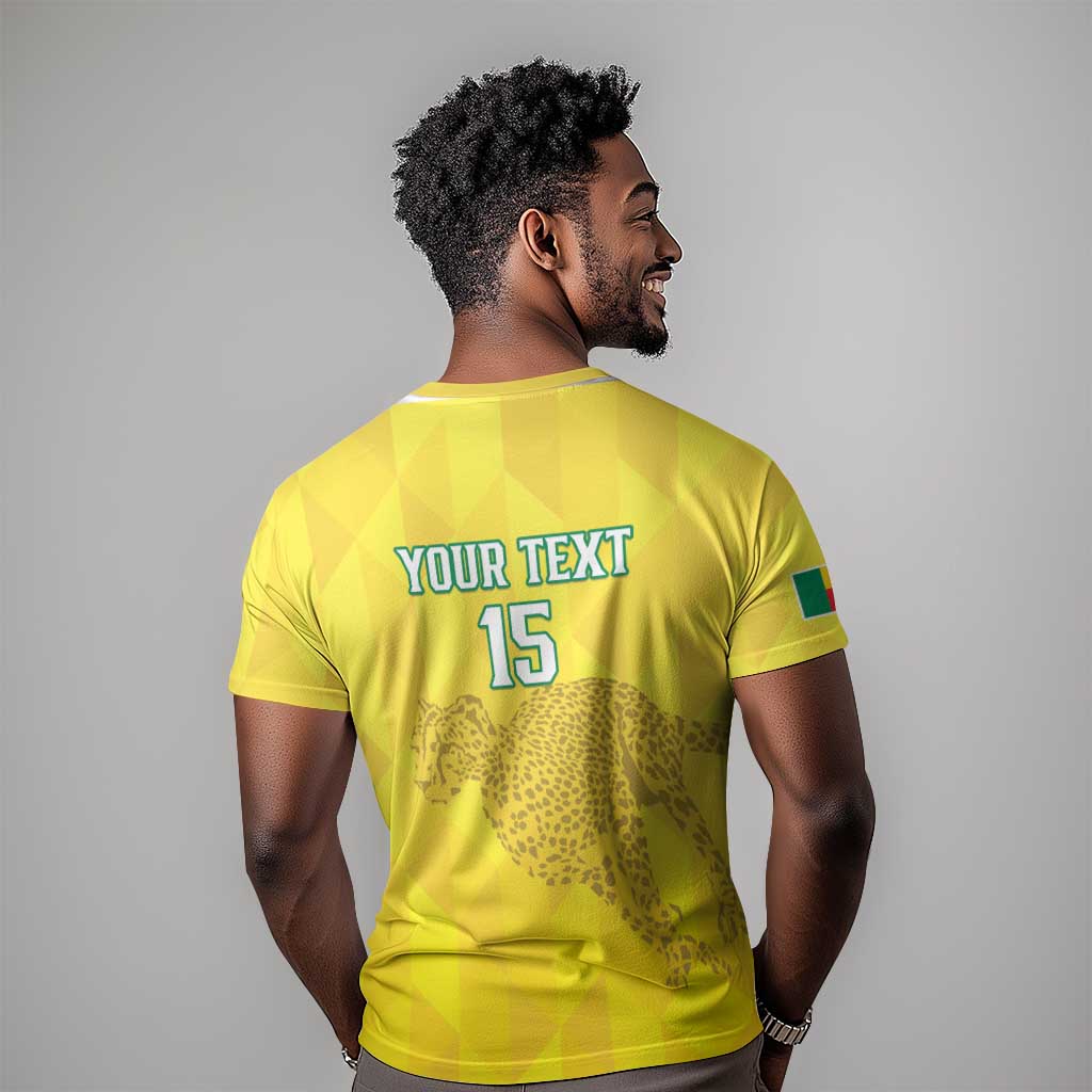 Custom Benin Football T shirt Go Les Guepards