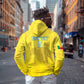 Custom Benin Football Zip Hoodie Go Les Guepards