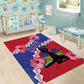 Haiti Neg Maron Area Rug Coat Of Arms - Hisbicus Polynesian