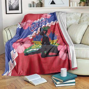Haiti Neg Maron Blanket Coat Of Arms - Hisbicus Polynesian