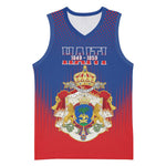 Personalized Anpi an Ayiti Basketball Jersey Imperial Coat Of Arms Flag Style LT15