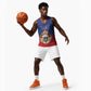 Personalized Anpi an Ayiti Basketball Jersey Imperial Coat Of Arms Flag Style LT15