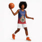 Personalized Anpi an Ayiti Basketball Jersey Imperial Coat Of Arms Flag Style LT15