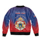 Personalized Anpi an Ayiti Bomber Jacket Imperial Coat Of Arms Flag Style