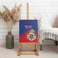 Personalized Anpi an Ayiti Canvas Wall Art Imperial Coat Of Arms Flag Style
