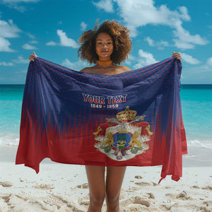 Personalized Anpi an Ayiti Sarong Imperial Coat Of Arms Flag Style