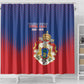 Personalized Anpi an Ayiti Shower Curtain Imperial Coat Of Arms Flag Style