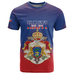 Personalized Anpi an Ayiti T shirt Imperial Coat Of Arms Flag Style