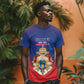 Personalized Anpi an Ayiti T shirt Imperial Coat Of Arms Flag Style