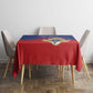 Personalized Anpi an Ayiti Tablecloth Imperial Coat Of Arms Flag Style