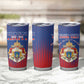 Personalized Anpi an Ayiti Tumbler Cup Imperial Coat Of Arms Flag Style