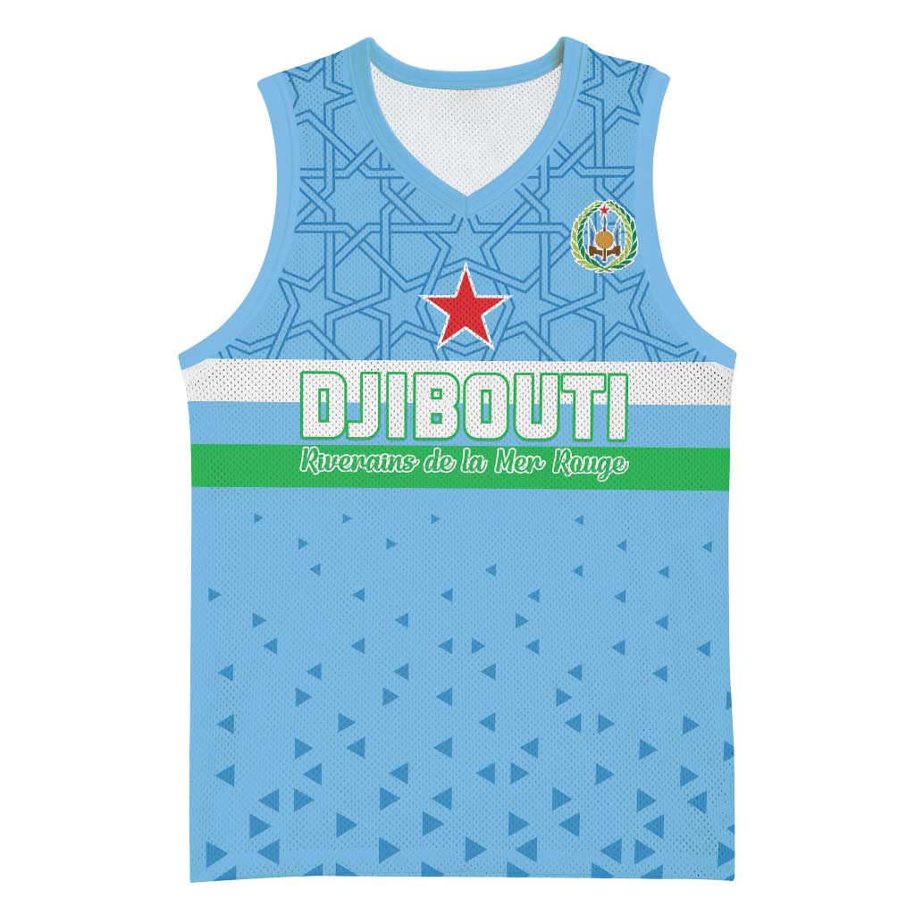 Custom Djibouti Football Basketball Jersey Go Champions LT15