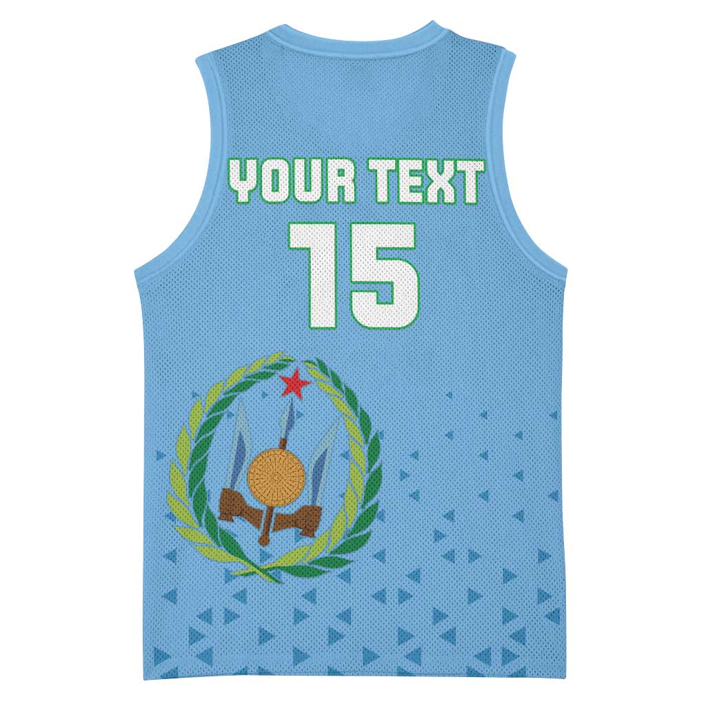 Custom Djibouti Football Basketball Jersey Go Champions LT15