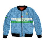 Custom Djibouti Football Bomber Jacket Go Champions