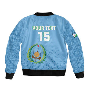 Custom Djibouti Football Bomber Jacket Go Champions